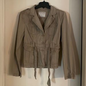 Aeropostale khaki cargo jacket